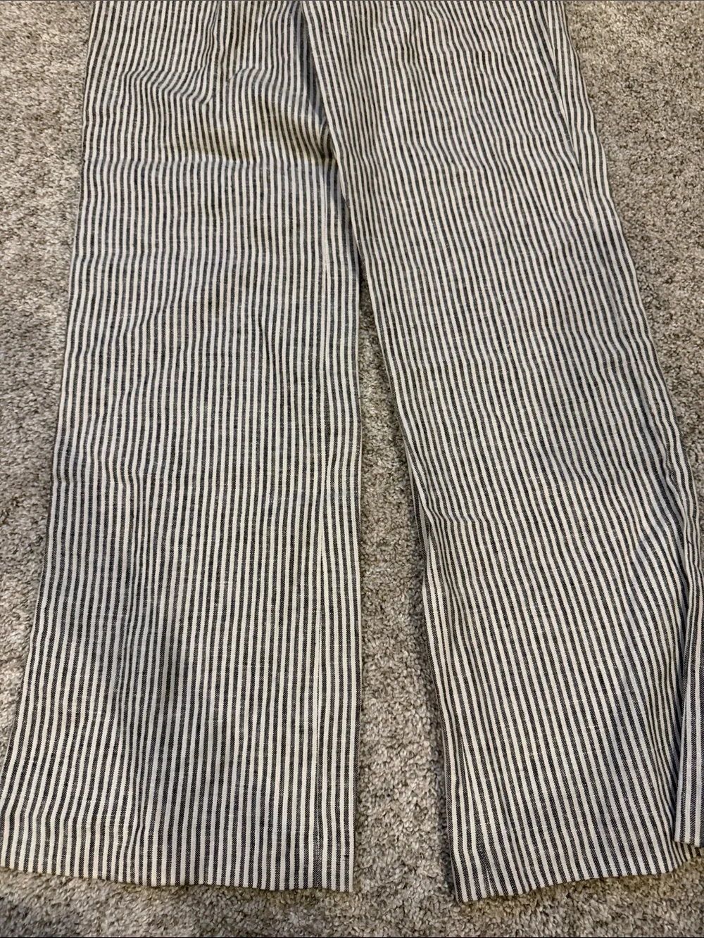 NWOT Reformation Linen Stripe Pant